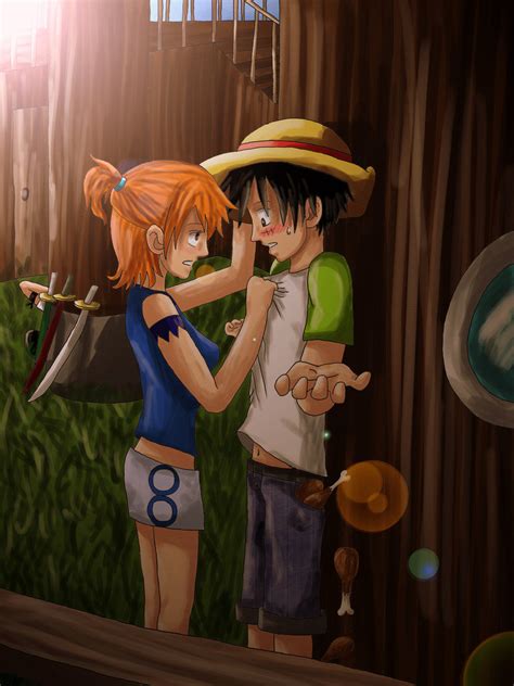 suoiresnu nami and luffy|@suoiresnu 